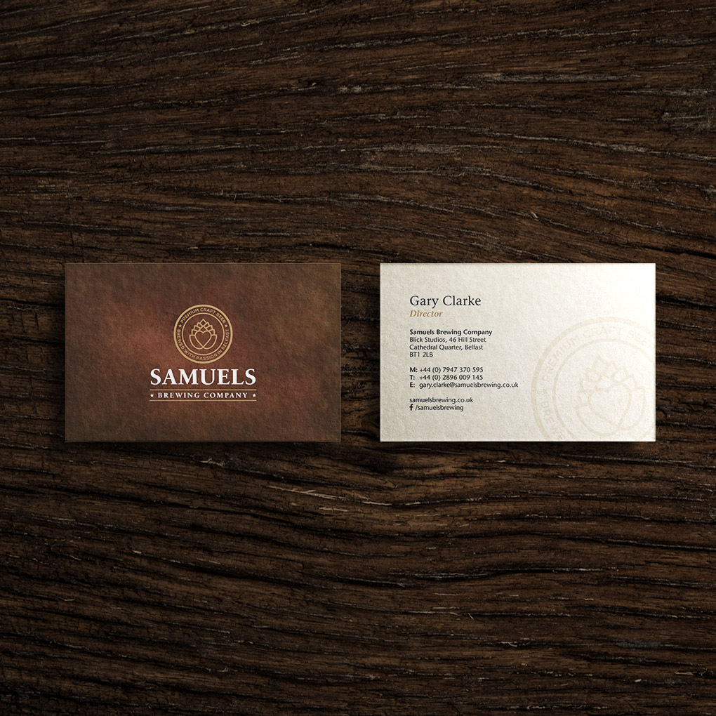 Print Design - Samuels Brewing Company