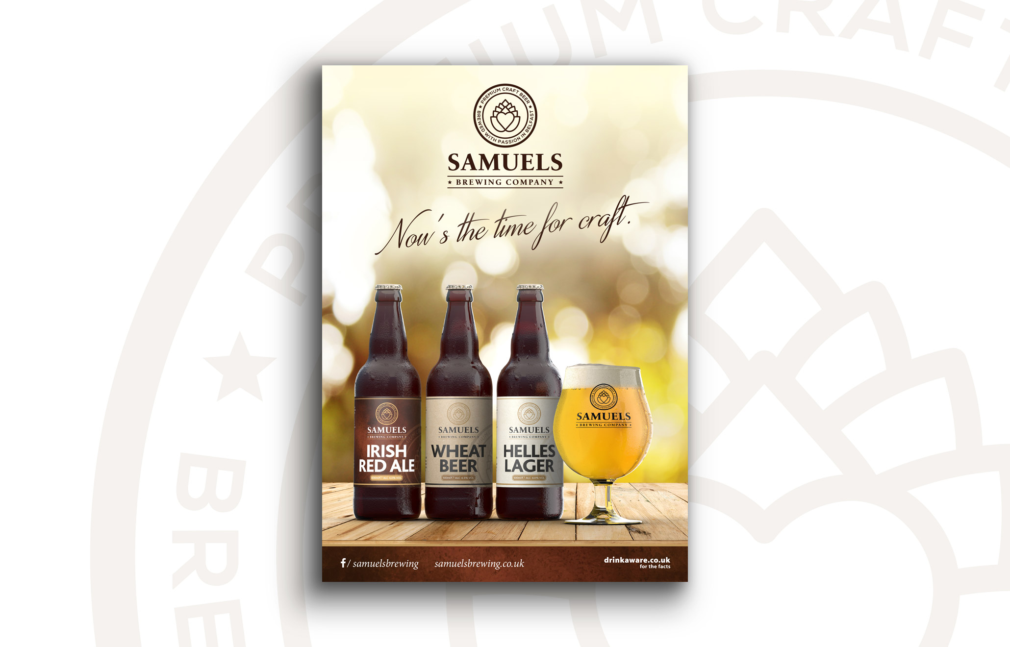 Print Design - Samuels Brewing Company